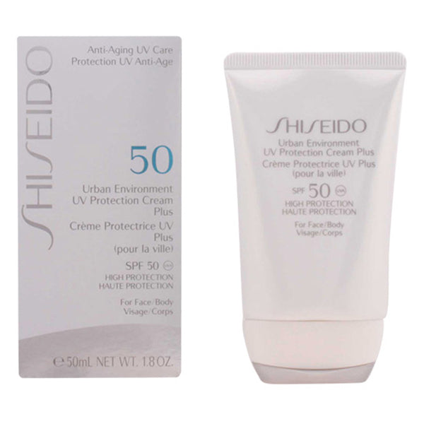 Crema per la protezione solare per il volto Urban Environment Shiseido SPF 50