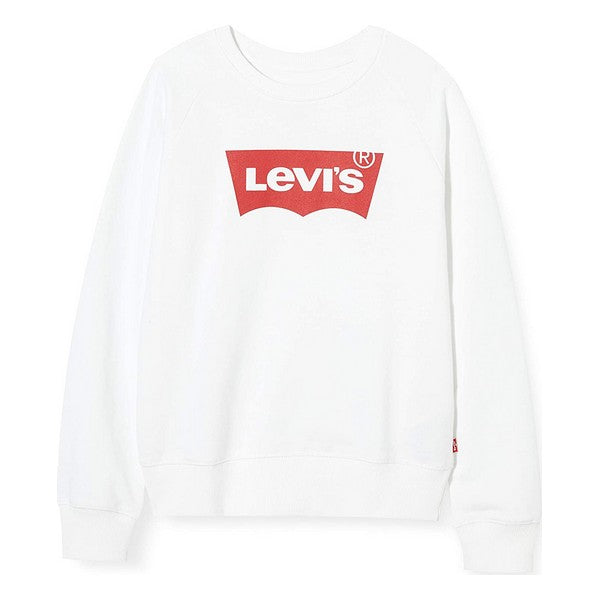 Sweatshirt ohne Kapuze für Mädchen CREW  Levi's 3E6660  Weiß