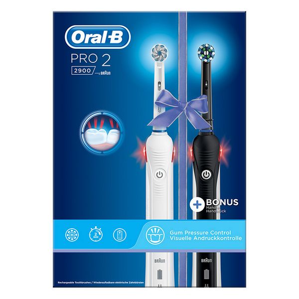 Elektrische Zahnbürste Oral-B Pro 2 2900 (2 pcs)