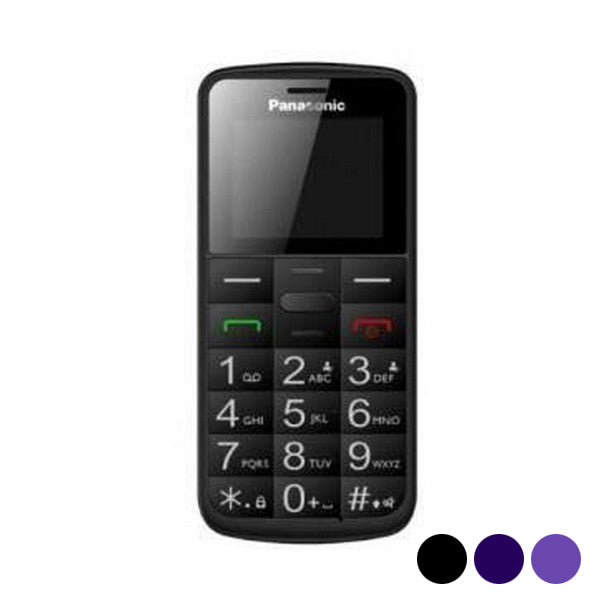 Mobiltelefon för äldre vuxna Panasonic Corp KX-TU110EX 1,77 "TFT Bluetooth LED