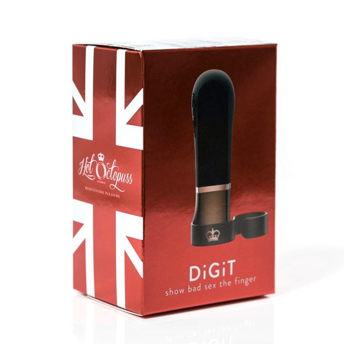 Digit Fingervibrator Hot Octopuss Schwarz