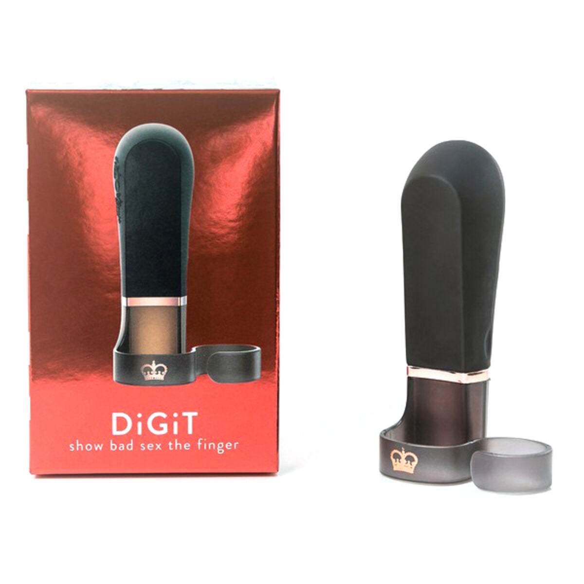 Digit Fingervibrator Hot Octopuss Schwarz