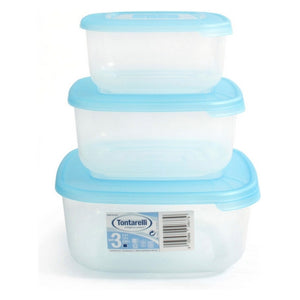 3 lunchbox set Tontarelli (1 - 1.5 - 2.5 L)