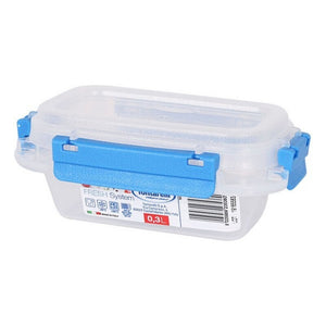 Matlåda hermetiska nytt system Tontarelli 0.3 L plast transparent (9.5 x 14 x 5,7 cm)