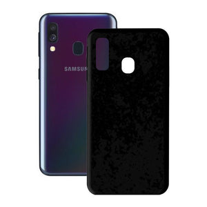 Handyhülle Samsung Galaxy A40 KSIX Soft Cover TPU Schwarz - myhappybrands.com