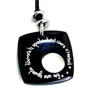 Ladies necklace Demaria DM6TC036-NEGRO (45 cm)