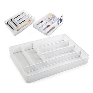 Cassetto Organizzatore Confortime Metal White (40,5 x 28 x 5,5 cm)