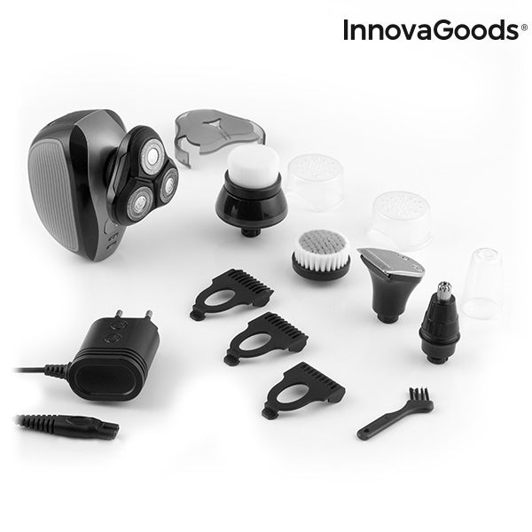 Uppladdningsbar Ergonomisk 5 i 1 rakapparat Shavestyler InnovaGoods