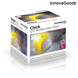 Wiederaufladbarer Silikon-Touch-LED-Wecker Chick InnovaGoods - myhappybrands.com