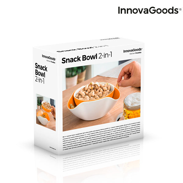 InnovaGoods 2 in 1 bowl for starters (2 pieces)