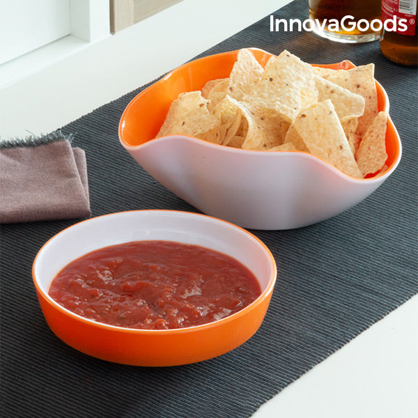 InnovaGoods 2 in 1 bowl for starters (2 pieces)